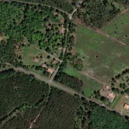 Vue satellite de Aire naturelle de camping Le Frézat à Sanguinet
