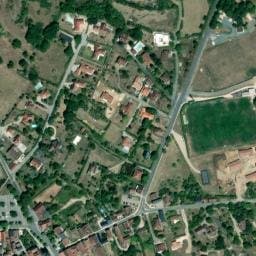 Vue satellite de Aire de camping-car à Villeneuve à Villeneuve