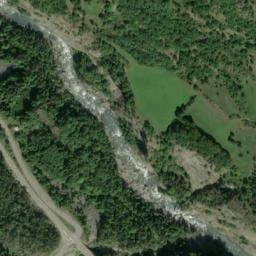 Vue satellite de Aire de repos à Montclar à Montclar