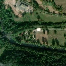 Vue satellite de Camping municipal de la Vallée à Saint-Saturnin
