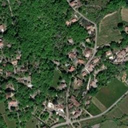 Vue satellite de Camping le Mas du Sartre à Saint-Alban-Auriolles