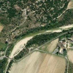 Vue satellite de Camping Ibie à Saint-Remèze
