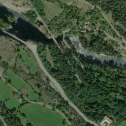 Vue satellite de La Source à Montclar