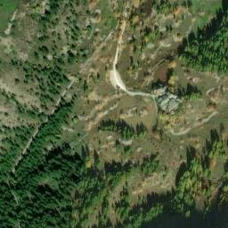Vue satellite de Rifugio di Viviere à Val d'Oronaye