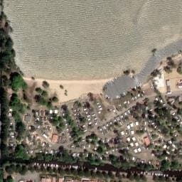 Vue satellite de Camping de Navarrosse à Sanguinet
