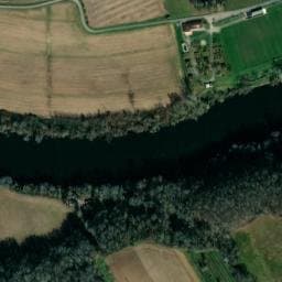 Vue satellite de Camping Hameau de Lustrac à Trentels