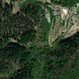 Vue satellite de Camping Les Sédaries à Saint-André-Capcèze