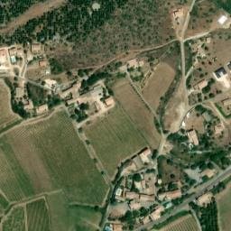 Vue satellite de Aire Domaine du Brechon à Saint-Remèze