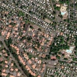 Vue satellite de Les Écureuils à Sanguinet