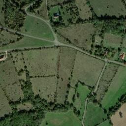 Vue satellite de Cazelle (14) à Ols-et-Rinhodes