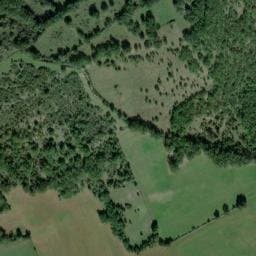 Vue satellite de Cazelle (12) à Ols-et-Rinhodes