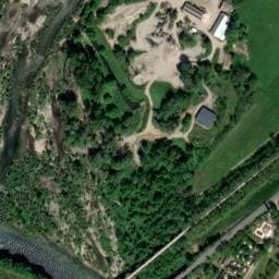 Vue satellite de Camping le Carpenty à Saint-Alban-Auriolles
