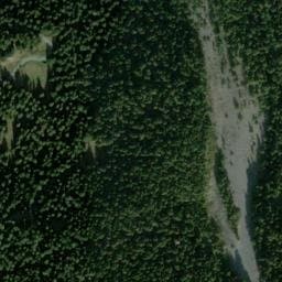 Vue satellite de Cabane pastorale de la Fontaine du Loup à Le Lauzet-Ubaye
