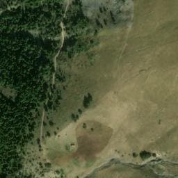 Vue satellite de Cabane du vallon à Le Lauzet-Ubaye
