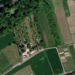 Vue satellite de Camping le Chassezac à Saint-Alban-Auriolles