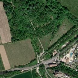 Vue satellite de Camping RCN la Bastide en Ardèche à Sampzon