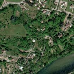 Vue satellite de Camping aire naturelle Les Trouillères à Saint-Alban-Auriolles