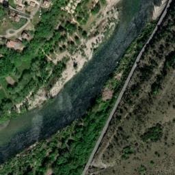 Vue satellite de Camping Aloha Plage - Hip Village à Saint-Alban-Auriolles