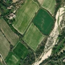 Vue satellite de Camping le Coucouzac à Saint-Remèze
