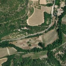 Vue satellite de Camping de Trente Pas à Eyroles