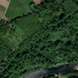 Vue satellite de Camping de la Barque à Saint-Alban-Auriolles