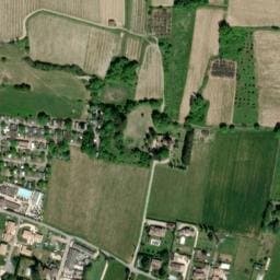 Vue satellite de Camping l'Esquiras à Saint-Alban-Auriolles