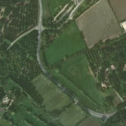 Vue satellite de Parking Pré Saint Vincent P2 à Grignan