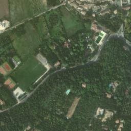 Vue satellite de Camping de Grignan à Grignan