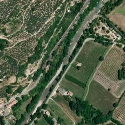 Vue satellite de Camping municipal Les Oliviers à Sahune