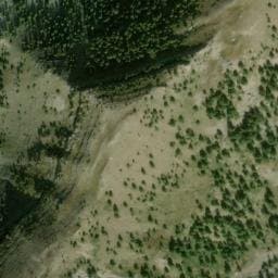 Vue satellite de Cabane de la Montagnette à Le Lauzet-Ubaye