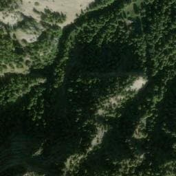 Vue satellite de Cabane Pré la Pierre (1740) à Montclar