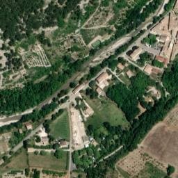 Vue satellite de Camping municipal les Aires à Rémuzat