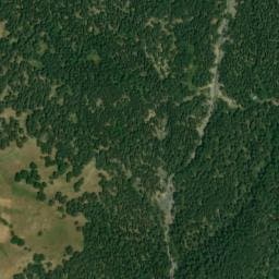 Vue satellite de Cabane Noire (Ravin de la Sagne) à Saint-Pons