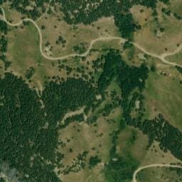 Vue satellite de Cabane Les Granges à Faucon-de-Barcelonnette