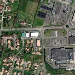 Vue satellite de Aire de services de Villeneuve-sur-Lot à Villeneuve-sur-Lot