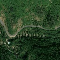 Vue satellite de Camping du Golf à La Canourgue