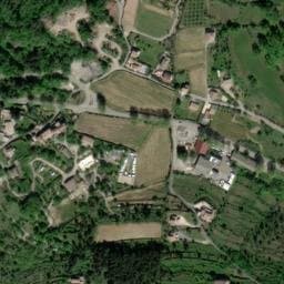 Vue satellite de Camping le Pradal à Les Vans