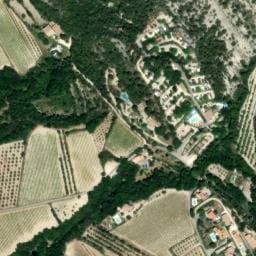 Vue satellite de Les Terrasses Provençales à Venterol