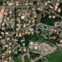 Vue satellite de Camping Les Petits Ecureuils à Sanguinet