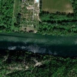 Vue satellite de Camping Beau Rivage à Saint-Alban-Auriolles
