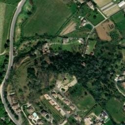 Vue satellite de Camping le Torrent à Saint-Alban-Auriolles