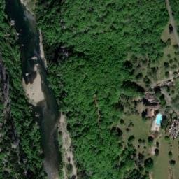 Vue satellite de Le Manoir (V.V.F.) à Berrias-et-Casteljau