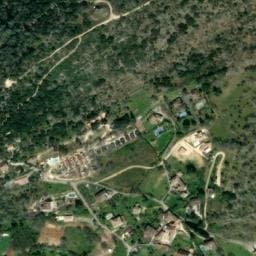 Vue satellite de Camping le Vieux Vallon à Saint-Remèze