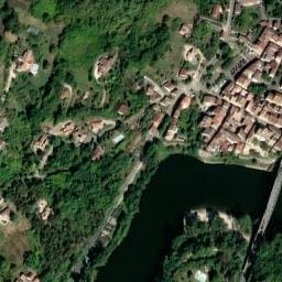 Vue satellite de Camping de Gazaille à Castelmoron-sur-Lot