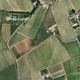 Vue satellite de Camping à la Ferme les Cyprès à Saint-Pantaléon-les-Vignes