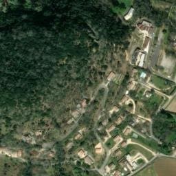 Vue satellite de Aire Naturelle la Vernède à Saint-Remèze