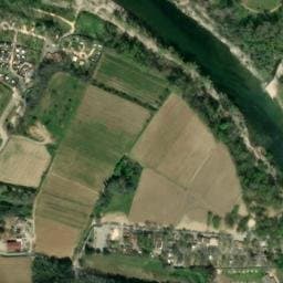 Vue satellite de Camping le Pequelet à Saint-Remèze