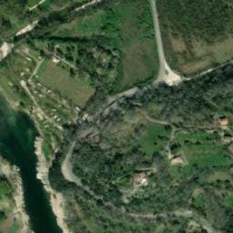 Vue satellite de Camping l'Île à Saint-Remèze