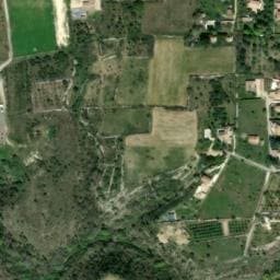 Vue satellite de Camping du Bourboulet à Saint-Remèze
