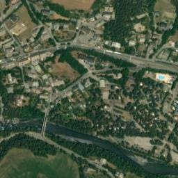 Vue satellite de Camping Le Fontarache à Les Thuiles